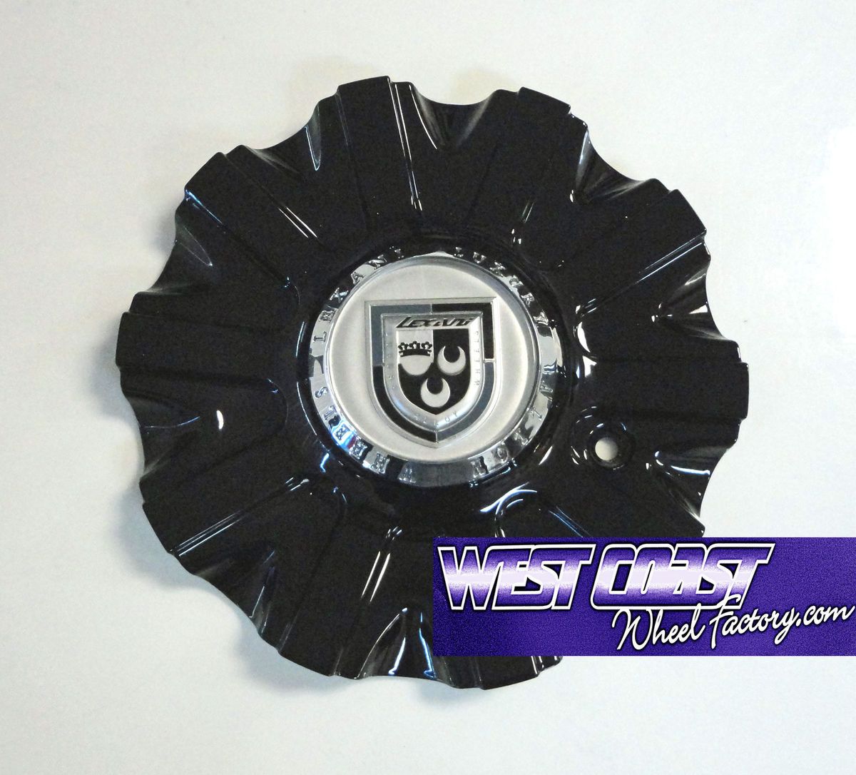 Lexani Black Metal Wheel Rim 7 25 Replacement Center Cover Cap Part C