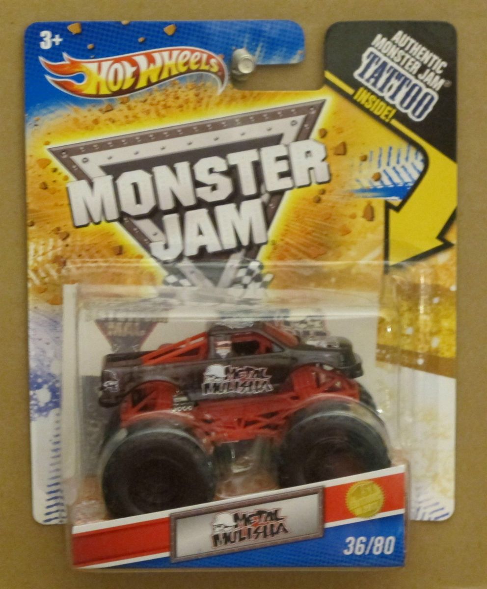 Hot Wheels Monster Jam Tattoo Series 36 80 Metal Mulisha