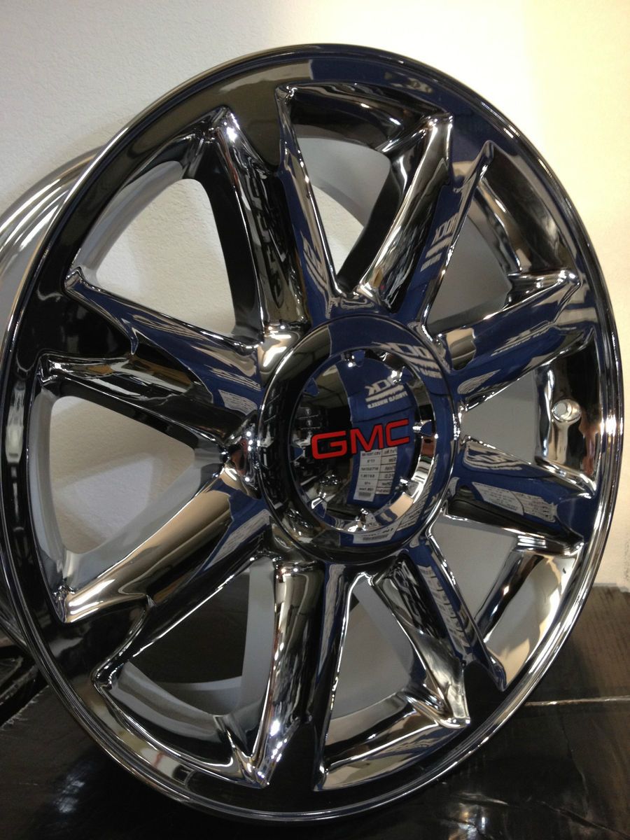 Chrome GMC Yukon Denali OE Factory Wheels Rims 6x5 5 6x139 7 Sierra