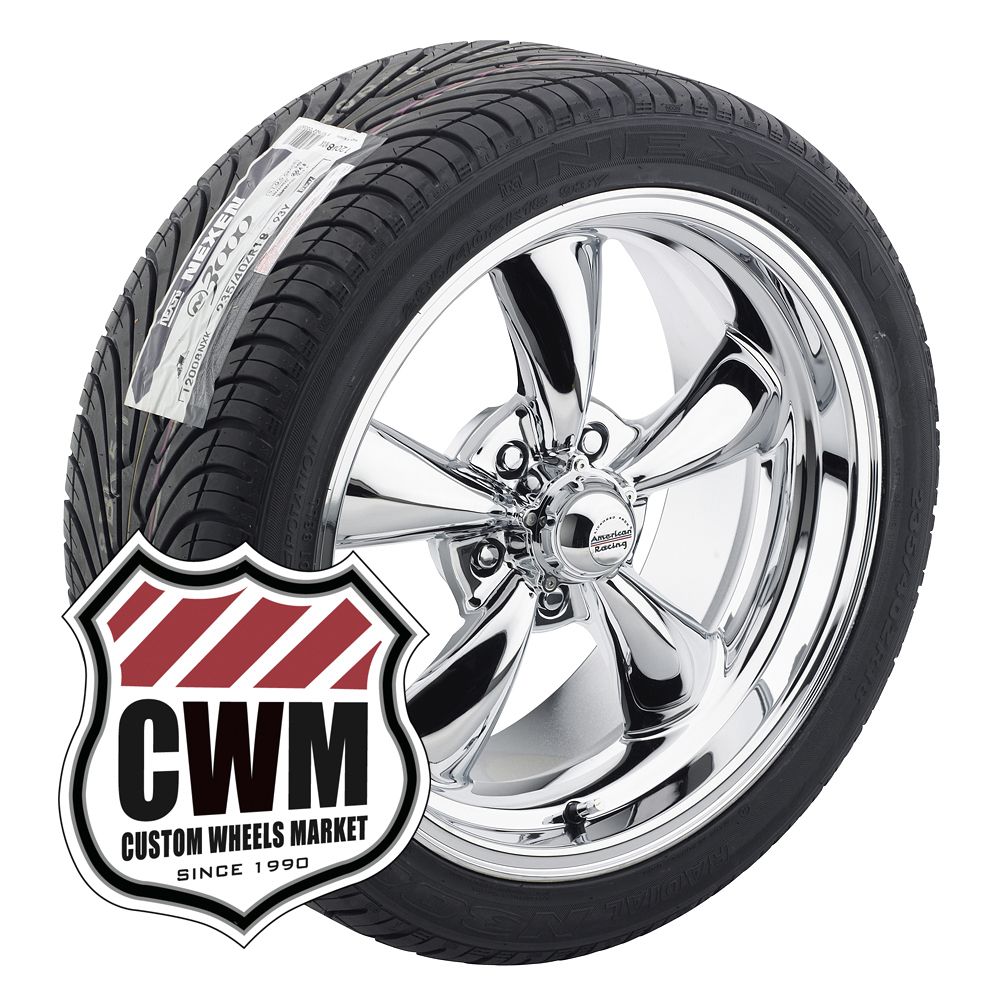 18x8 18x9 Chrome Wheels Rims Tires 235 40ZR18 275 35ZR18 for Chevy