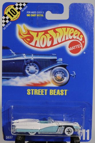 Hot Wheels No 111 Street Beast 1990 Speed Points 5637.