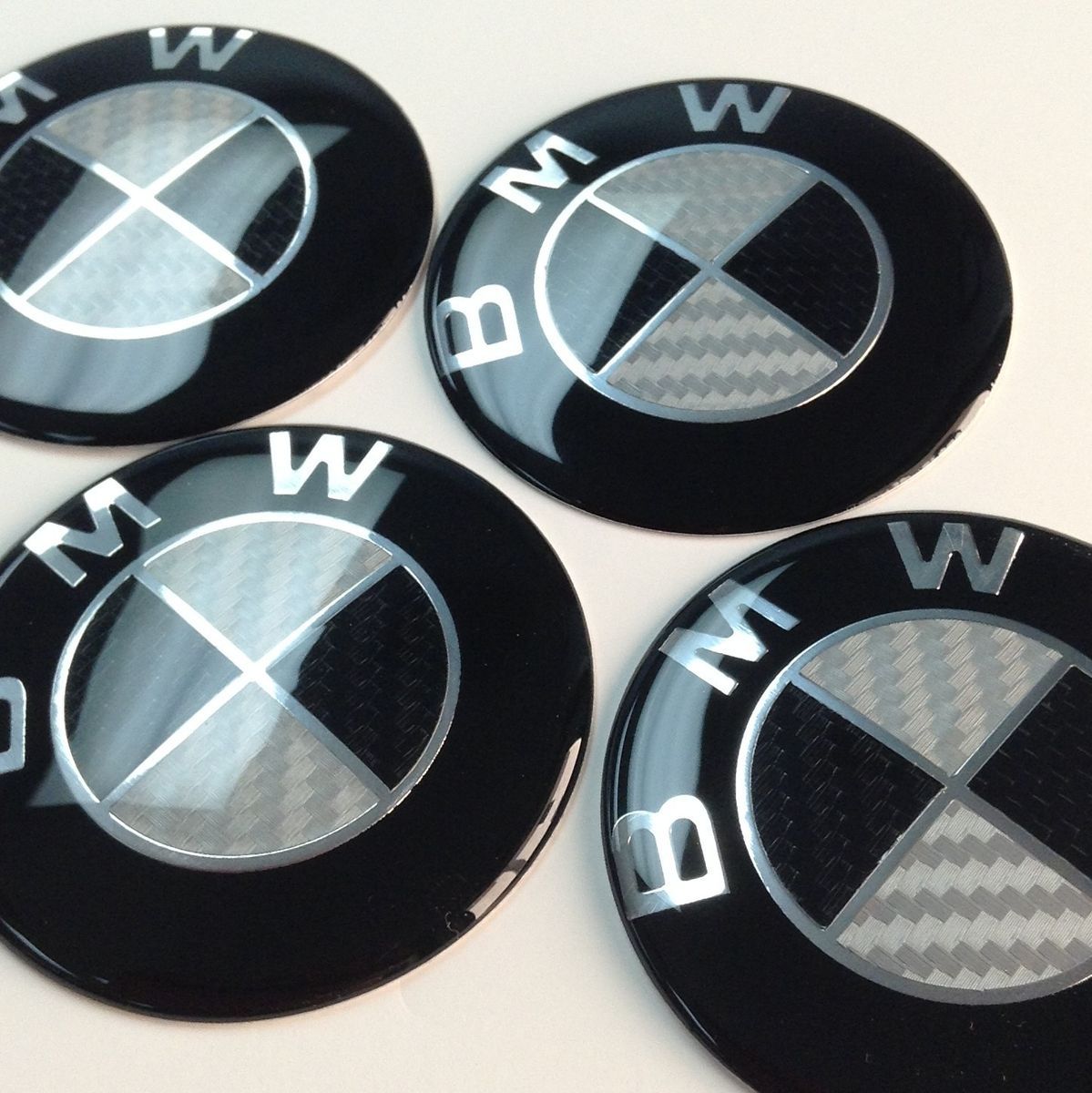 BMW Wheel Center Cap Emblem Decal Badge Hub Rim Sticker M 3Series