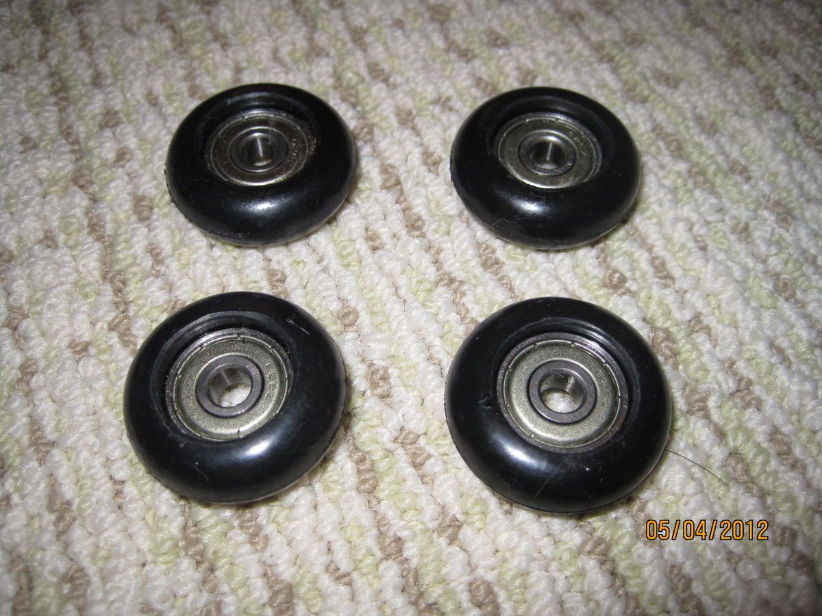 New Original Wheels Set of 4 Wheels for Total Gym 2000 or 3000