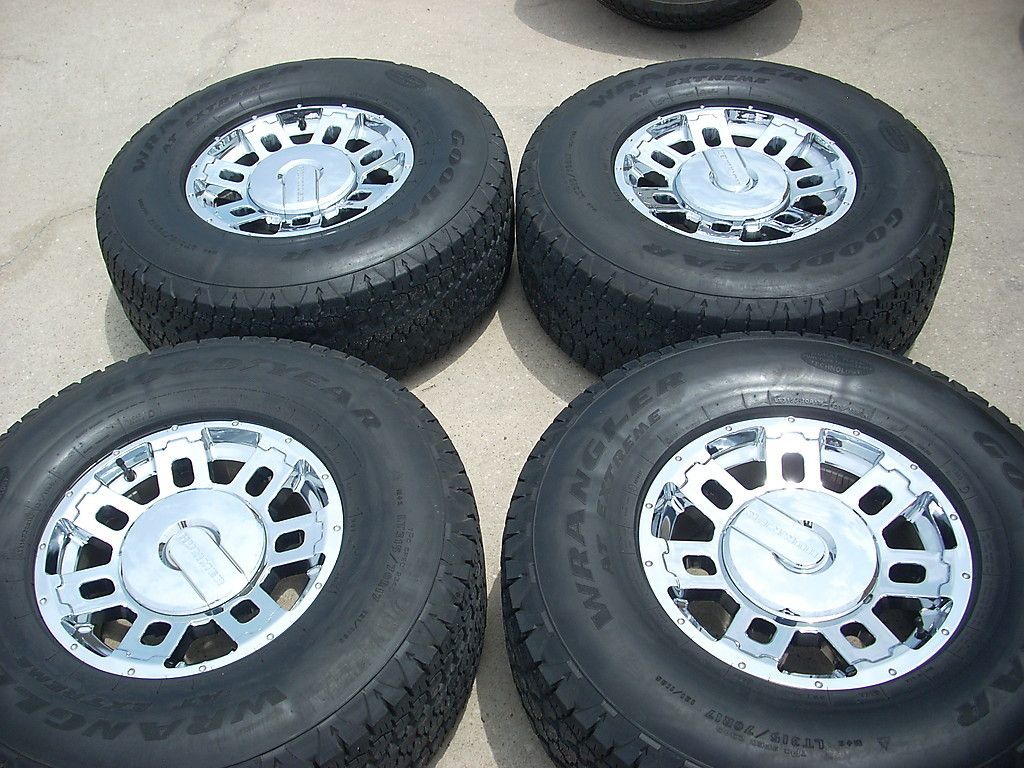 17 Chrome Hummer H2 Wheels Tires Rims